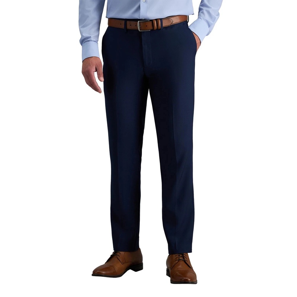 Haggar Men's Straight Fit Dress Pant, Blue, Size: 32x30, New